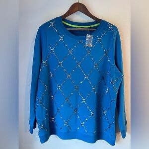 C Wonder Women’s Size 1X jeweled Sweatshirt